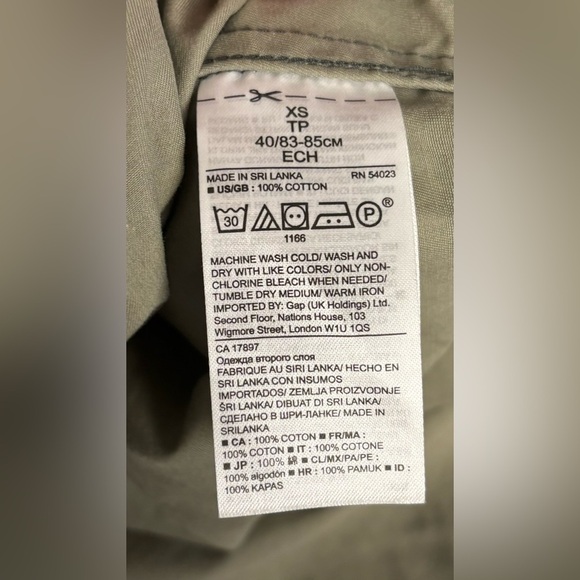 Banana Republic Utility Dillon Leopard Button Down Shacket Camp Outdoor XS 0614 - Picture 5 of 7